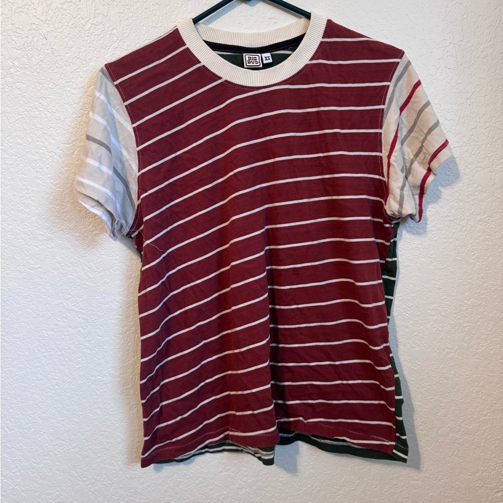 Big Bud Press color block many colors tee XS